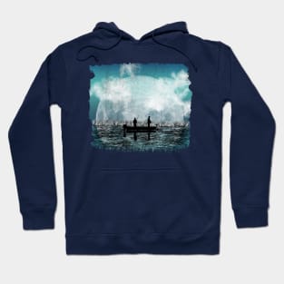 Night Fishing - Green Hue Hoodie